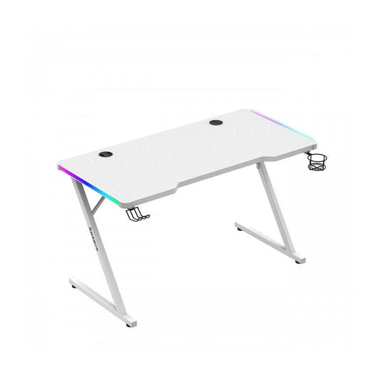 Scrivania Gaming Huzaro HZ-Hero 2.5 White RGB Bianco 120 x 75 x 60 cm - Yestore