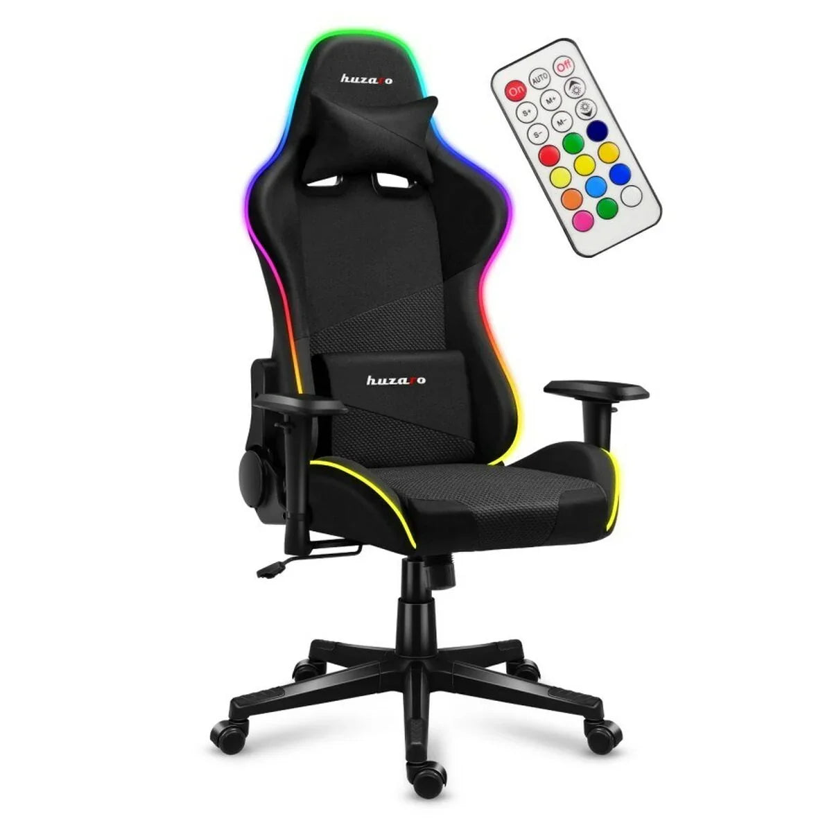 Sedia Gaming Huzaro HZ-Force 6.3 RGB Mesh Nero - Yestore