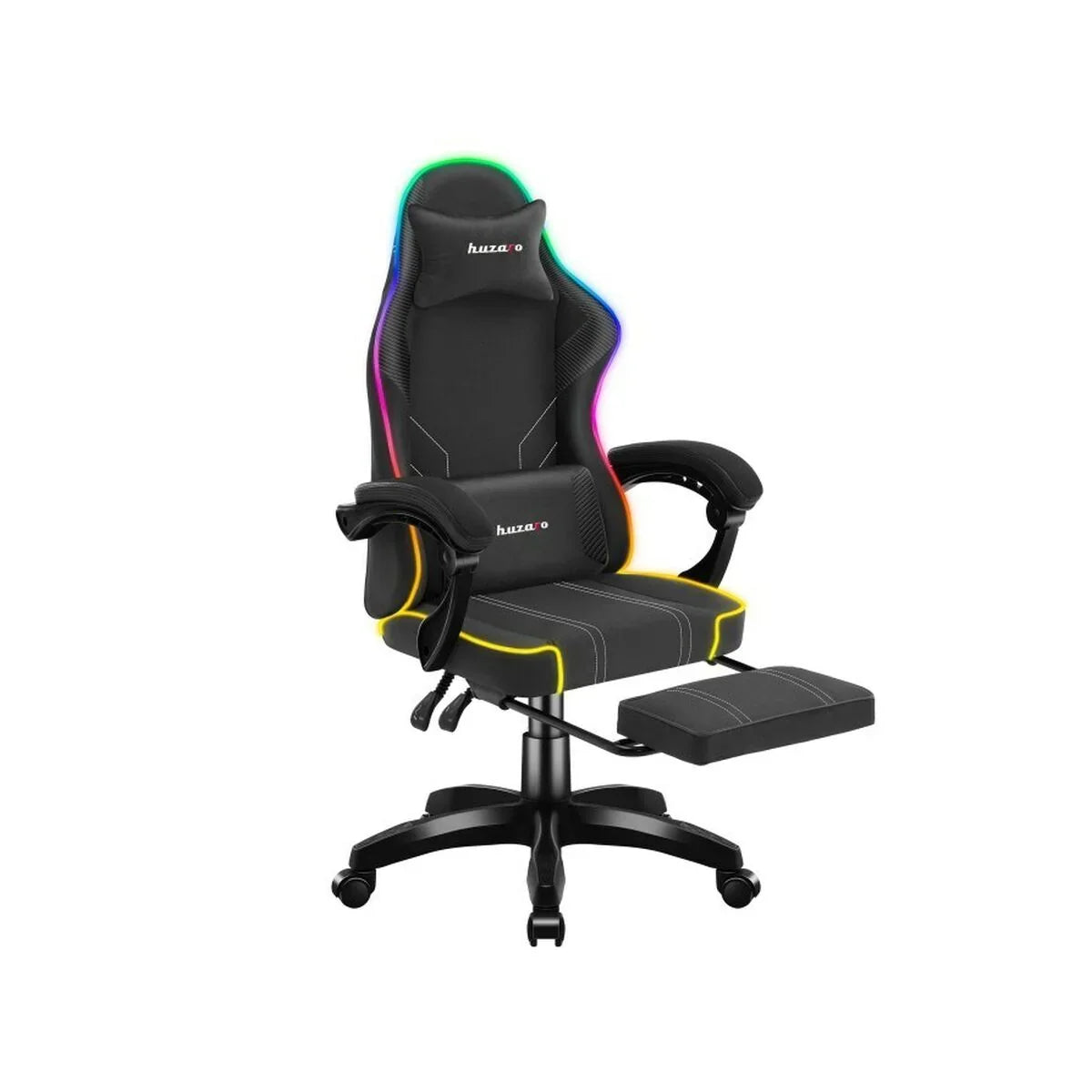 Sedia Gaming Huzaro HZ-FORCE 3.7 RGB BLACK - Yestore