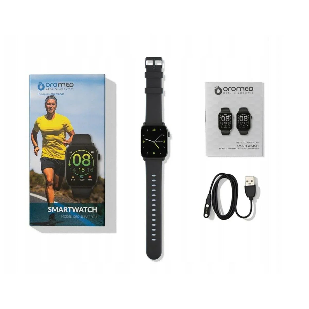 Smartwatch Oromed SMART FIT 5 Nero Sì 1,69" - Yestore