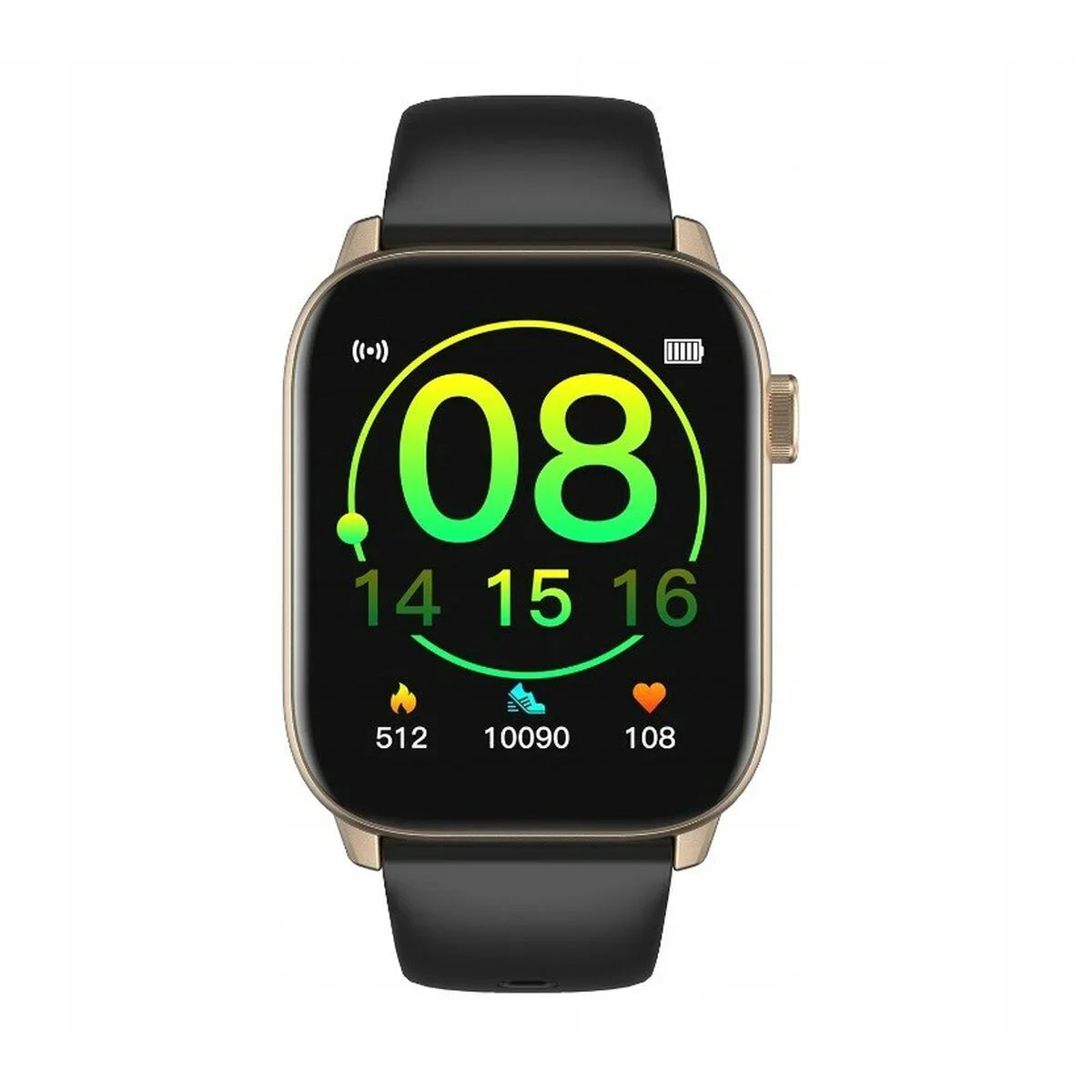 Smartwatch Oromed ORO SMART FIT 6 Nero Dorato 1,69" - Yestore