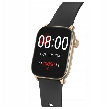 Smartwatch Oromed ORO SMART FIT 6 Nero Dorato 1,69" - Yestore