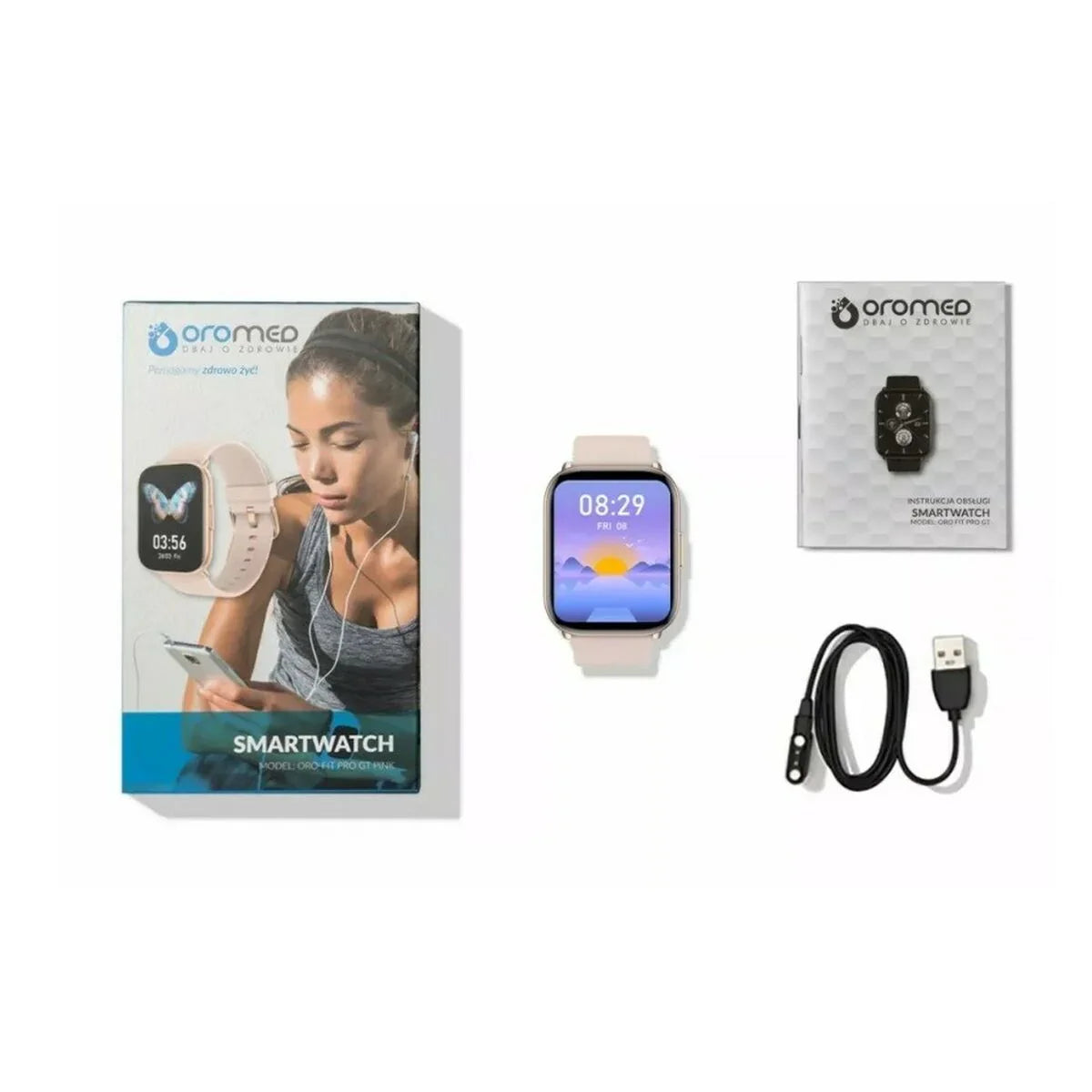 Smartwatch Oromed FIT PRO GT Rosa Sì 1,78" - Yestore