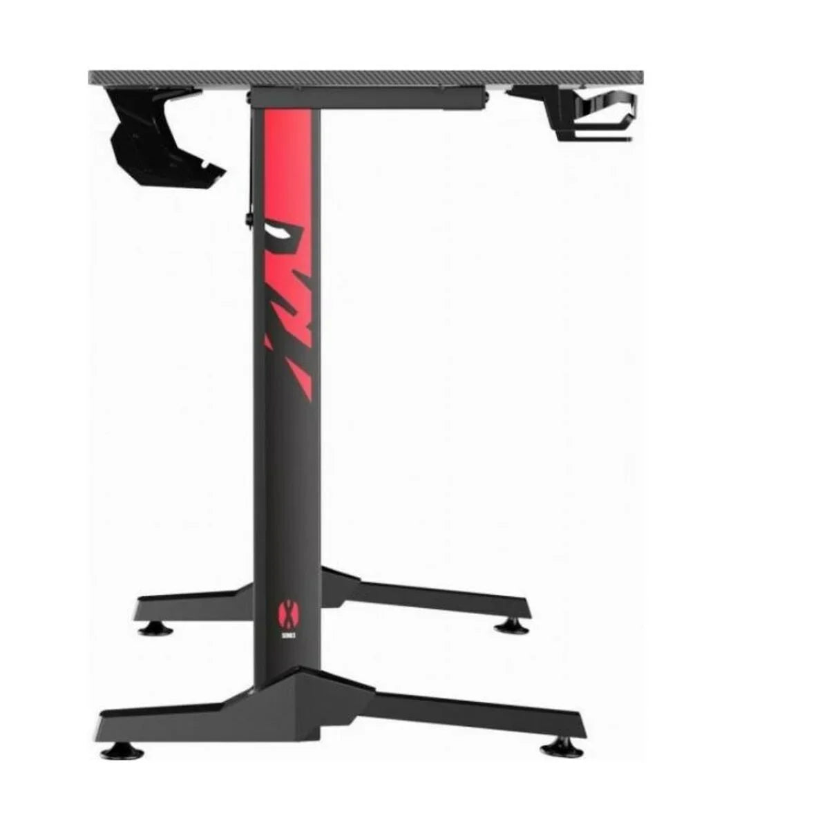 Scrivania Gaming Diablo Chairs 1469 Bianco Nero Rosso 100 x 75 x 60 cm - Yestore