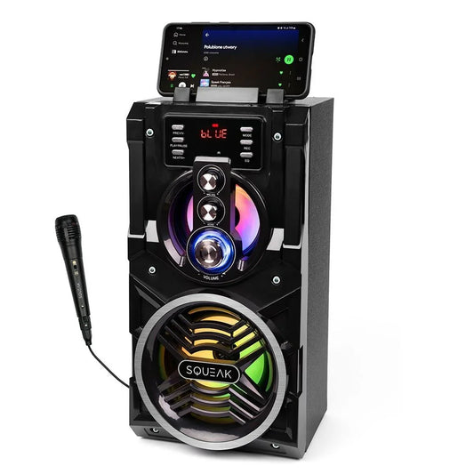 Altoparlante Bluetooth Portatile SQUEAK SQ1000 Nero 20 W - Yestore