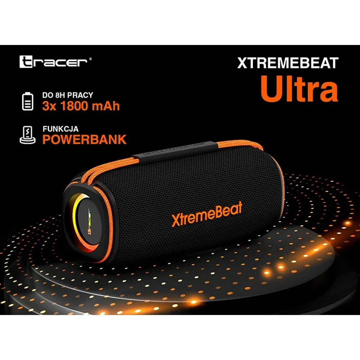 Altoparlante Bluetooth Portatile Tracer XtremeBeat Ultra Nero 25 W - Yestore