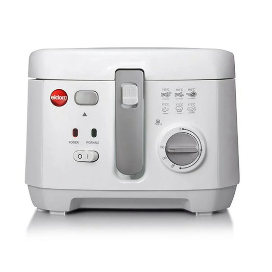 Friggitrice ad Aria Eldom FREET Bianco Grigio 1800 W 2,5 L - Yestore