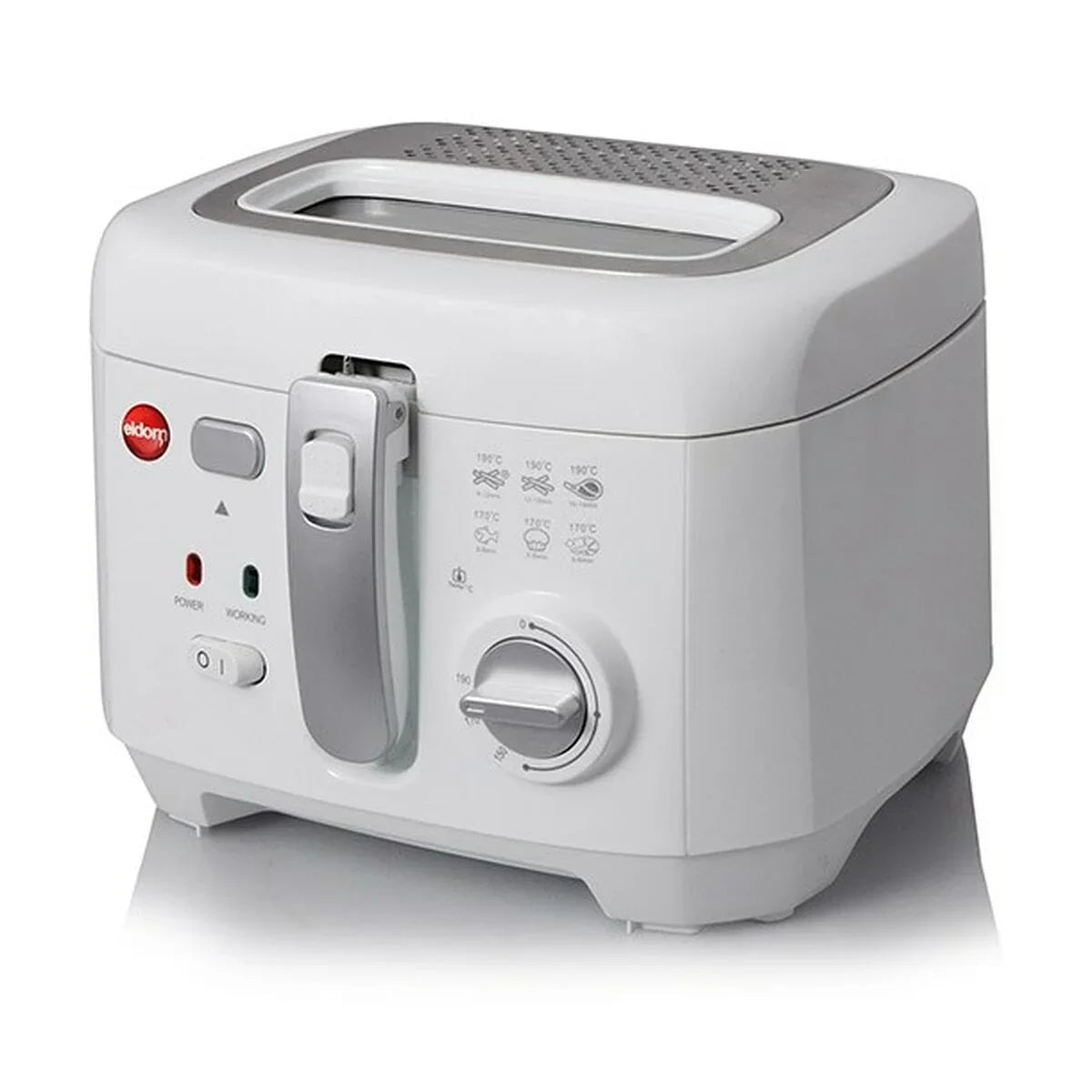 Friggitrice ad Aria Eldom FREET Bianco Grigio 1800 W 2,5 L - Yestore