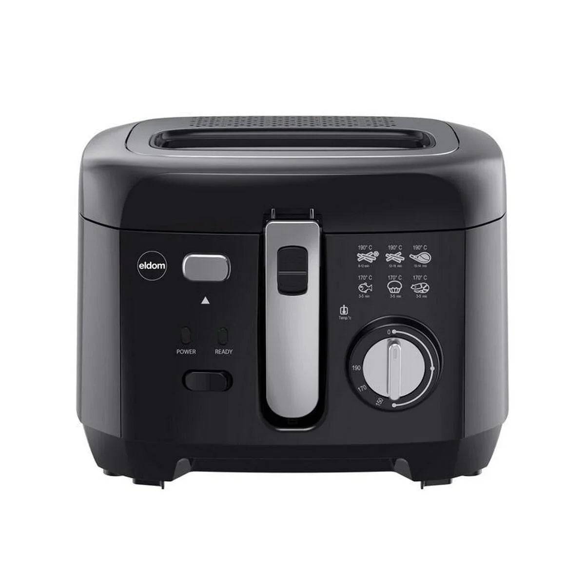 Friggitrice Eldom FR18C Nero 1800 W 2,5 L 27 x 21 x 2 cm - Yestore