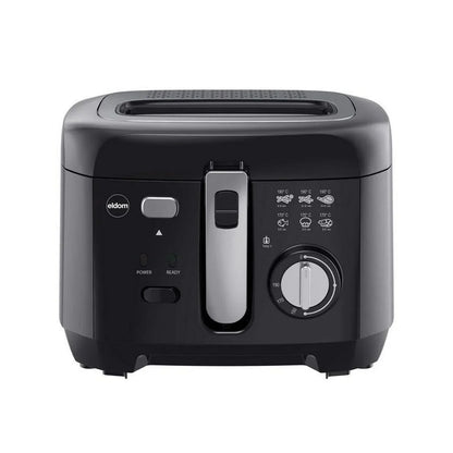 Friggitrice Eldom FR18C Nero 1800 W 2,5 L 27 x 21 x 2 cm - Yestore
