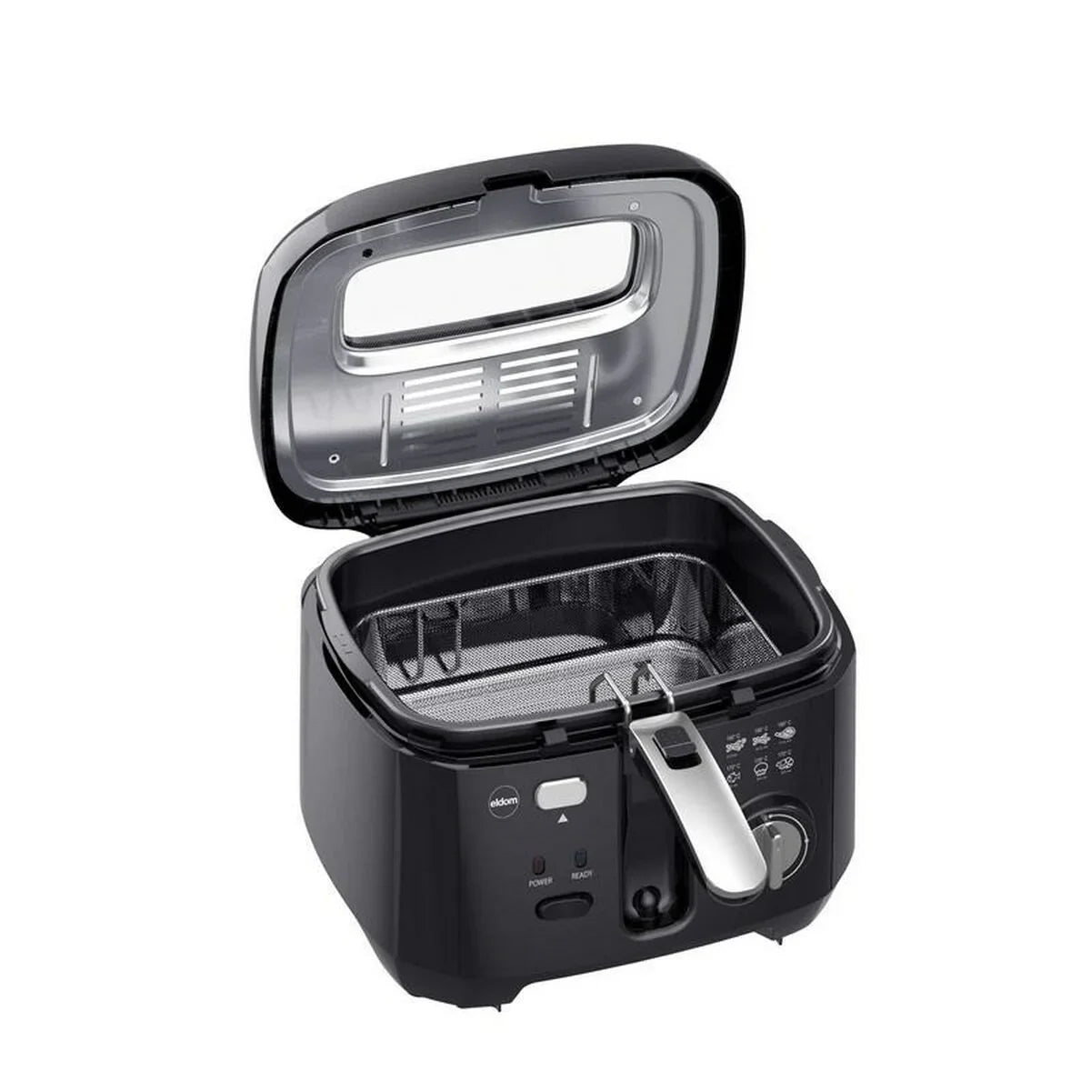 Friggitrice Eldom FR18C Nero 1800 W 2,5 L 27 x 21 x 2 cm - Yestore