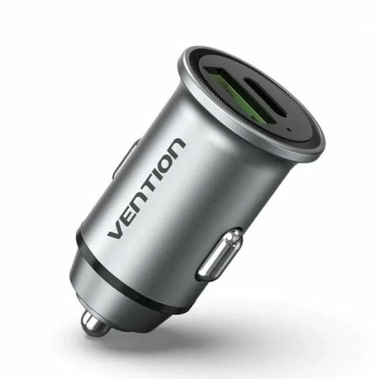Caricabatterie per Auto Vention FFBH0 Nero Grigio 20 W (1 Unità) - Yestore