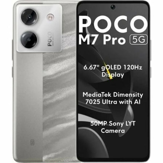 Smartphone Xiaomi POCO M7P 5G 8-256 SV Octa Core 8 GB RAM 256 GB Argentato 6,67" - Yestore