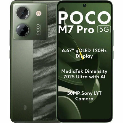 Smartphone Xiaomi POCO M7 Pro Octa Core 8 GB RAM 256 GB Verde 6,67" - Yestore
