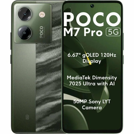 Smartphone Xiaomi POCO M7 Pro Octa Core 8 GB RAM 256 GB Verde 6,67" - Yestore