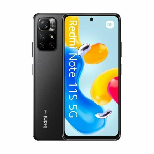 Smartphone Xiaomi Note 11S 5G 6,6" 5G 2400 x 1800 px 6,6" 4 GB RAM 128 GB Black Midnight black 128 GB - Yestore