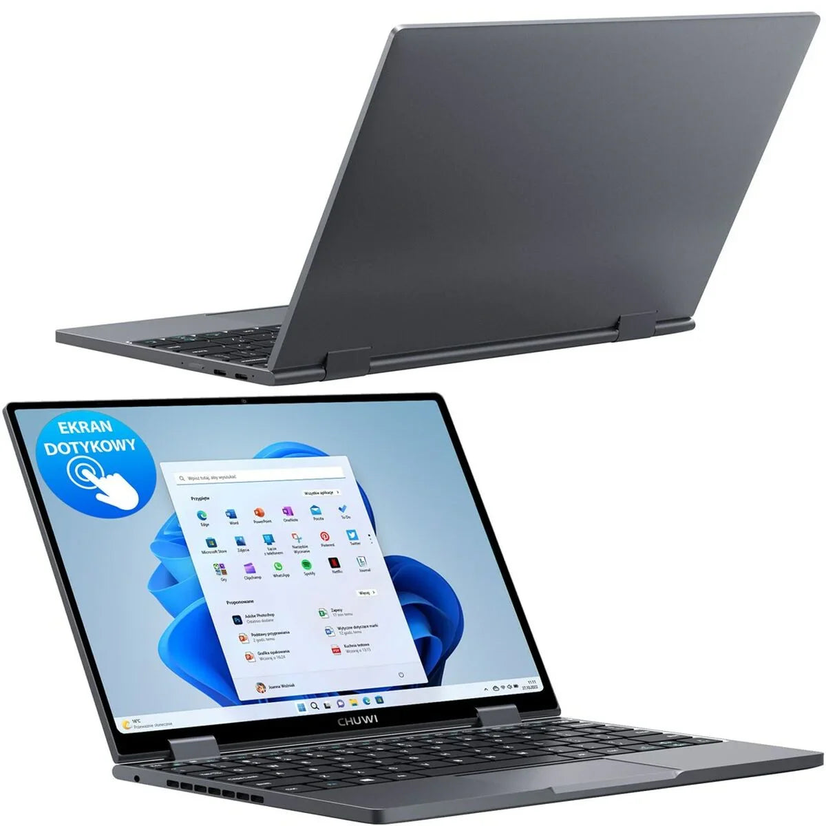 Laptop Chuwi MiniBook-X-2023-K2-SR 12 GB RAM 512 GB SSD - Yestore