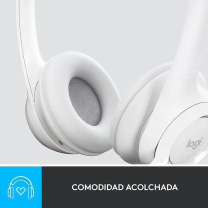 Headphones Logitech H390 White - Yestore