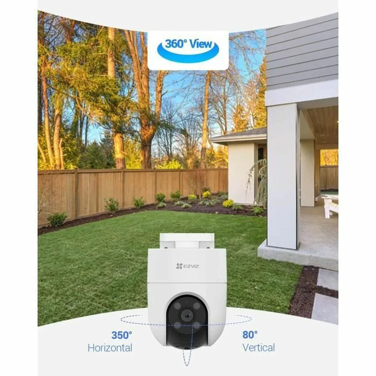 Videocamera di Sorveglianza Ezviz CS-H8C(4MM) Bianco Wi-Fi - Yestore