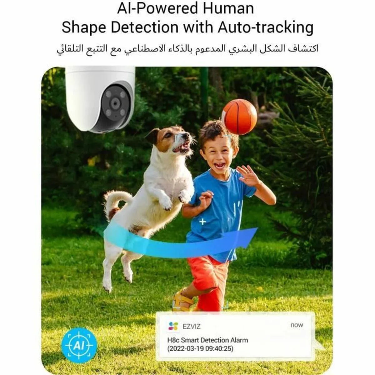 Videocamera di Sorveglianza Ezviz CS-H8C(4MM) Bianco Wi-Fi - Yestore