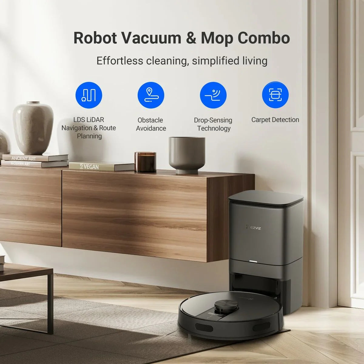 Robot Aspirapolvere Ezviz CS-RE4P-PBT2 - Yestore