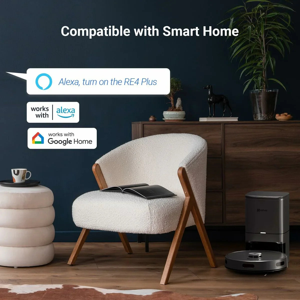 Robot Aspirapolvere Ezviz CS-RE4P-PBT2 - Yestore