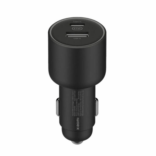 Caricabatterie per Auto USB Universale + Cavo USB-C Xiaomi 67W Nero 55 W - Yestore