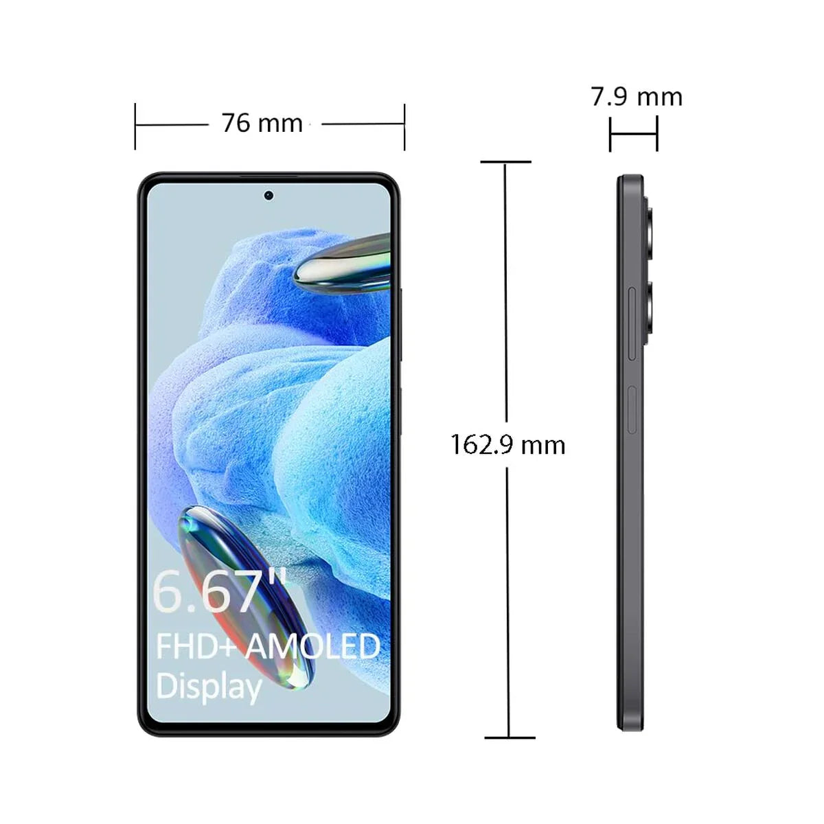 Smartphone Xiaomi Redmi Note 12 Pro 5G Black 6,67" 8 GB RAM 256 GB - Yestore