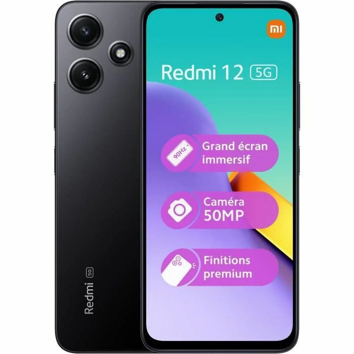Smartphone Xiaomi REDMI 12 5G 4-128 BK 6,8" 4 GB RAM 128 GB Black - Yestore