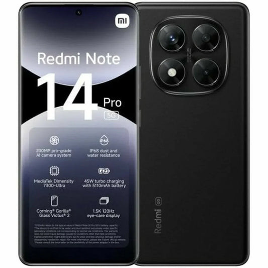 Smartphone Xiaomi Redmi Note 14 Pro 6,67" 12 GB RAM 512 GB Nero - Yestore