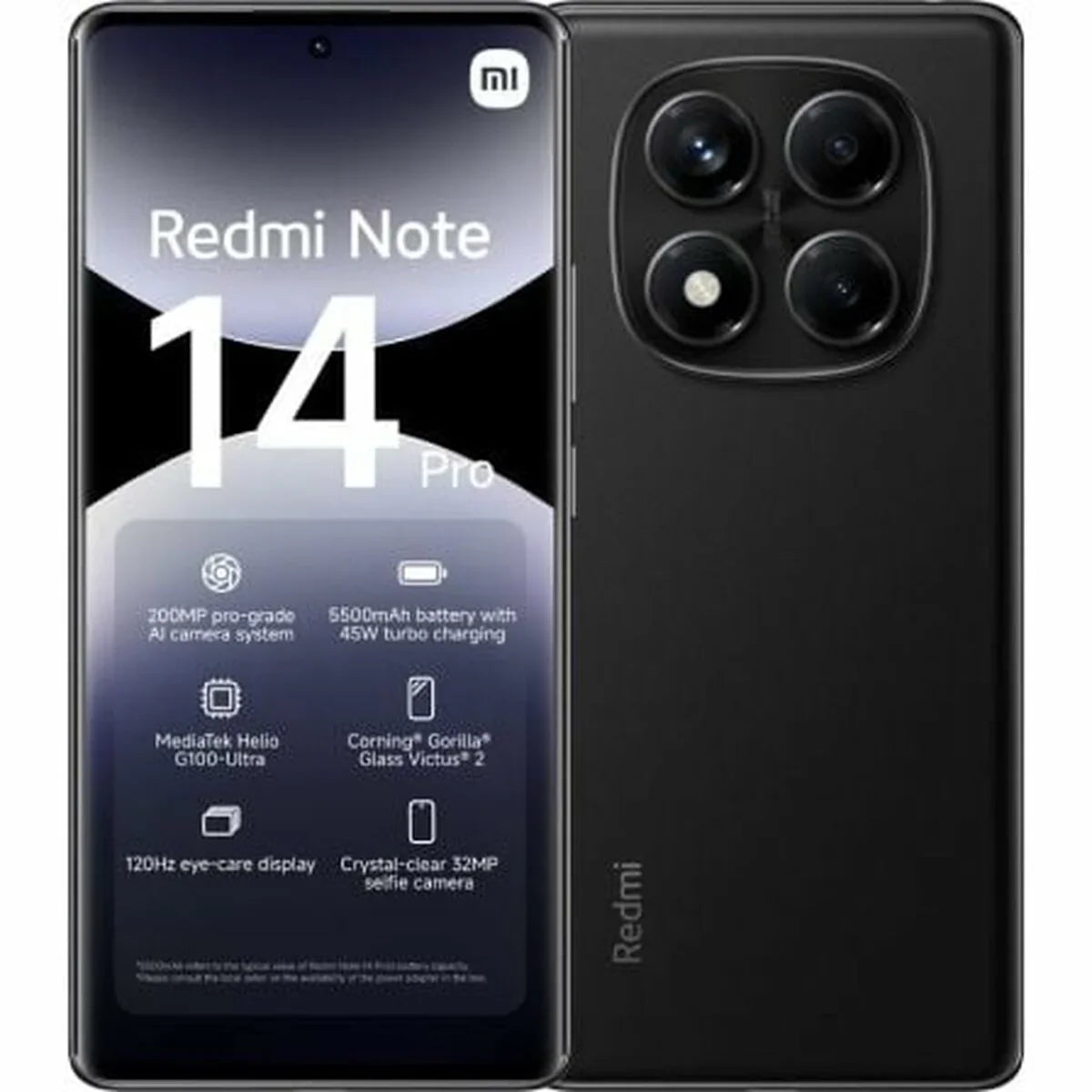Smartphone Xiaomi NOTE14P 8-256 BK Octa Core 8 GB RAM 256 GB Nero 6,67" - Yestore