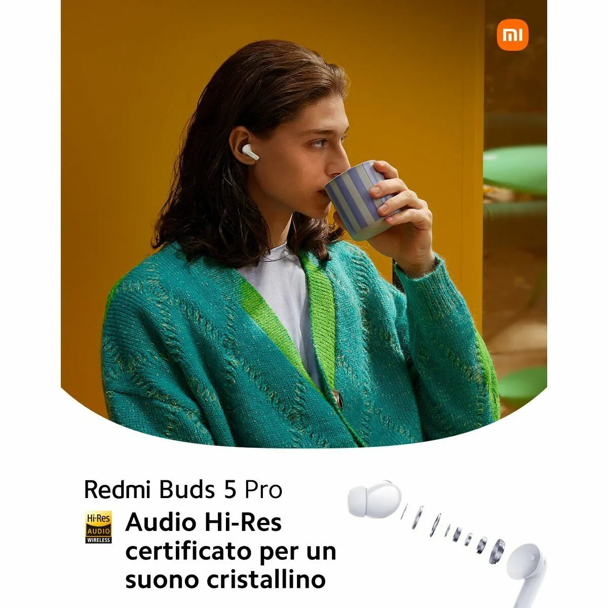 Auricolari in Ear Bluetooth Xiaomi BHR7662GL Bianco Nero - Yestore