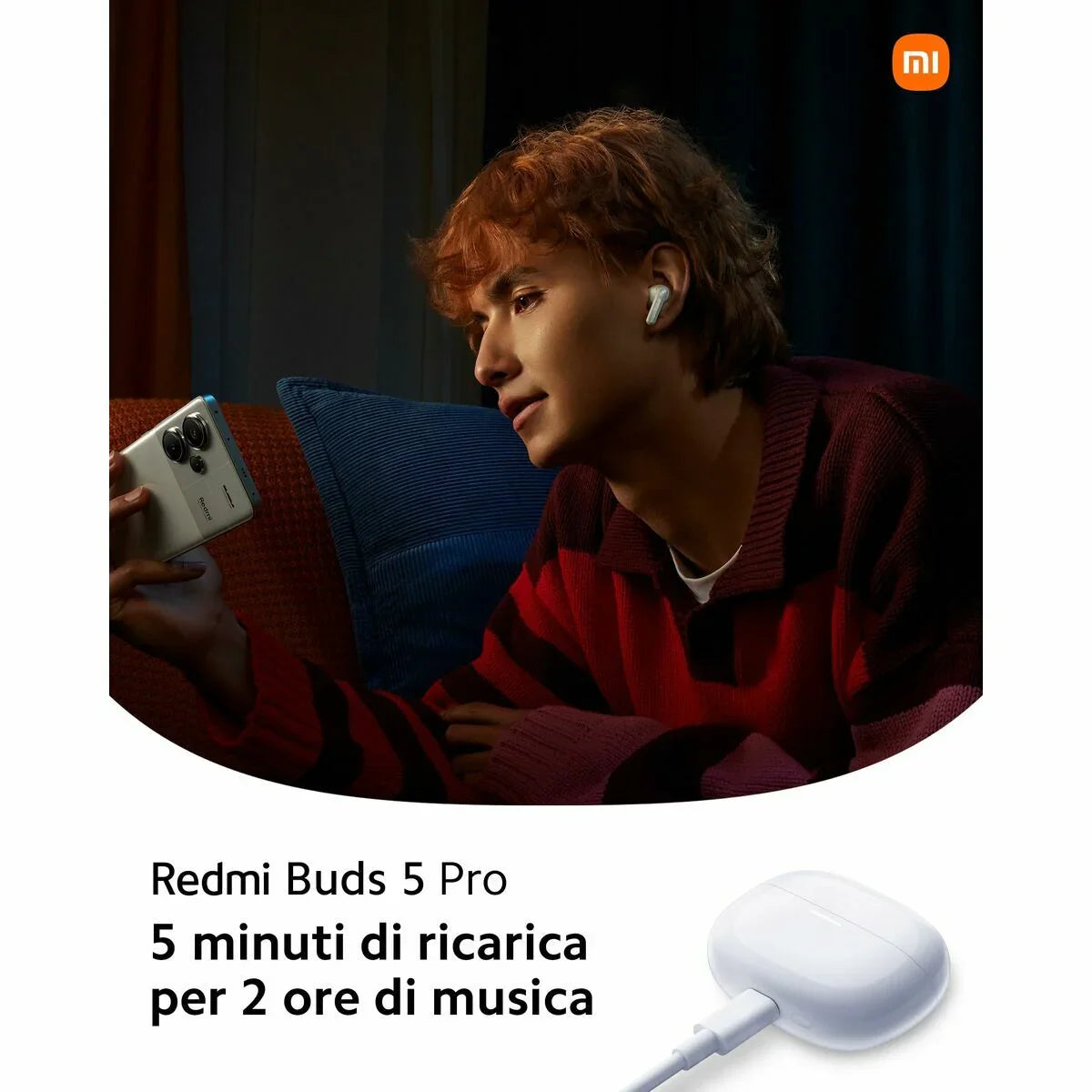 Auricolari in Ear Bluetooth Xiaomi BHR7662GL Bianco Nero - Yestore