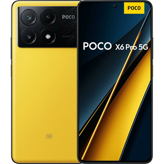 Smartphone Xiaomi Poco X6 Pro 5G 8GB/256GB 6,67" MediaTek Dimensity 8300-Ultra 8 GB RAM 256 GB Yellow - Yestore