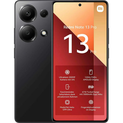 Smartphone Xiaomi Redmi Note 13 Pro 6,67" 8 GB RAM 256 GB Nero - Yestore