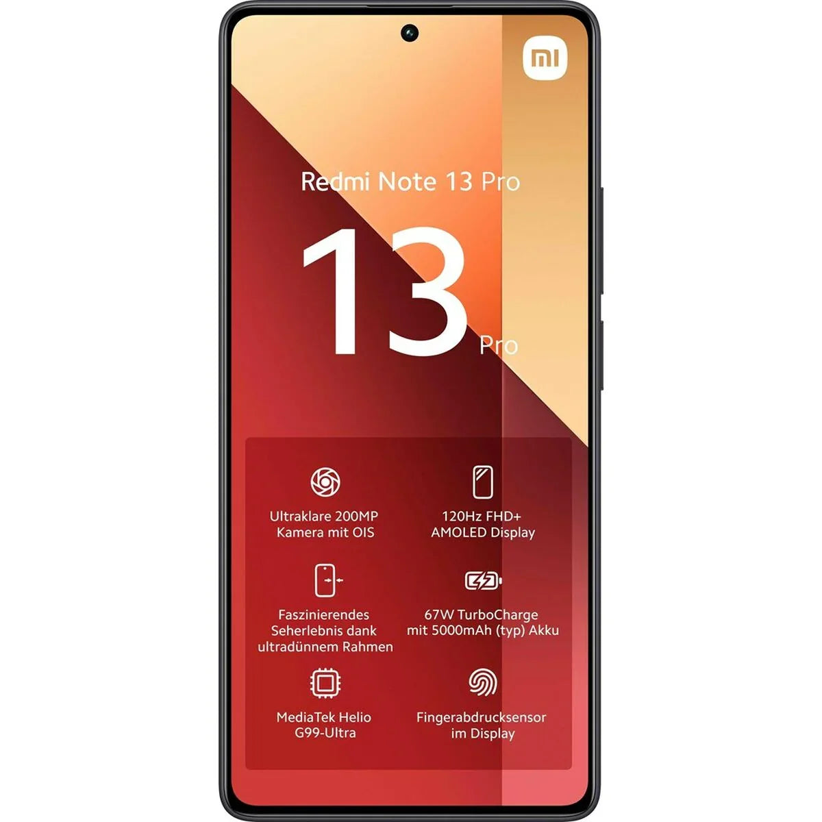 Smartphone Xiaomi Redmi Note 13 Pro 6,67" 8 GB RAM 256 GB Nero - Yestore