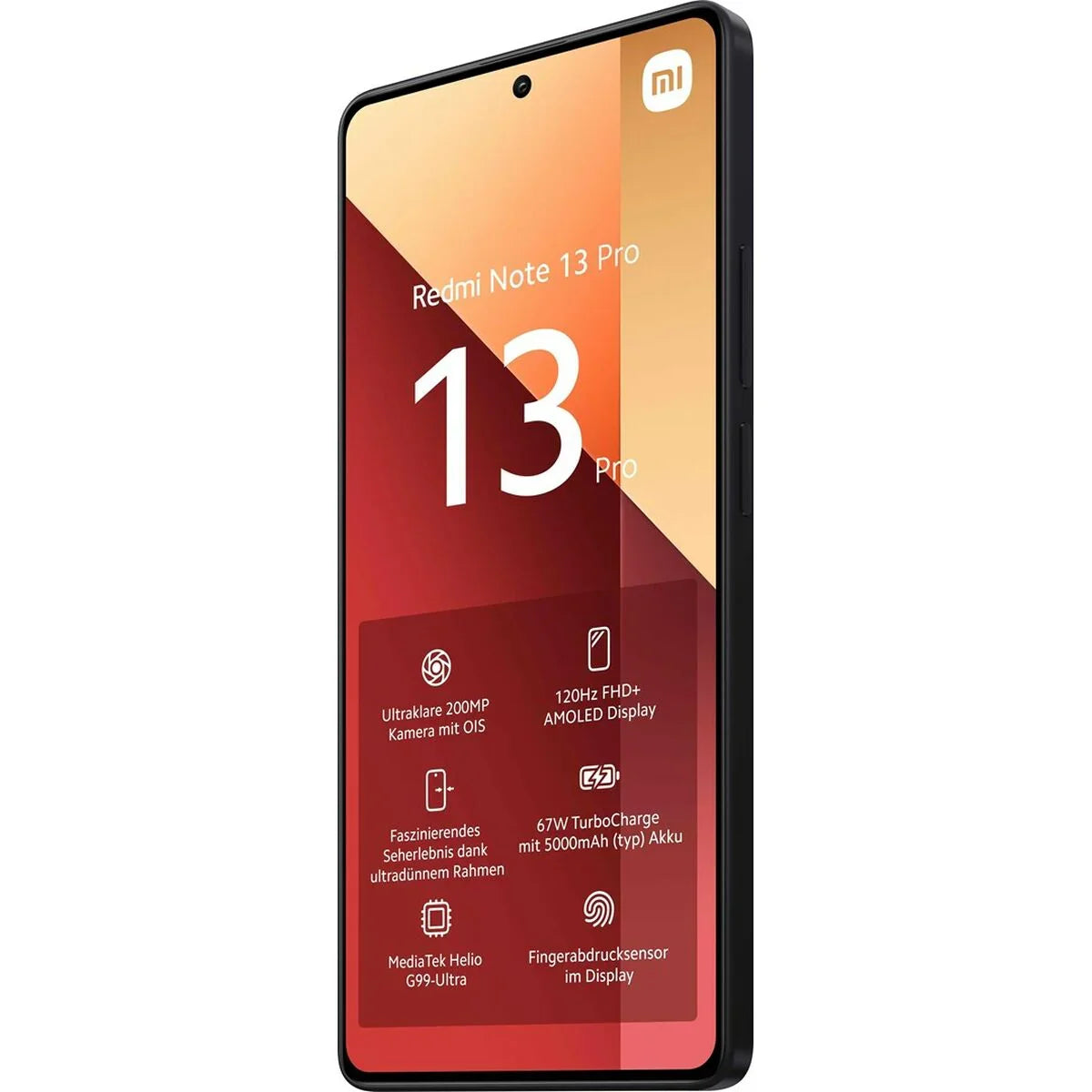 Smartphone Xiaomi Redmi Note 13 Pro 6,67" 8 GB RAM 256 GB Nero - Yestore