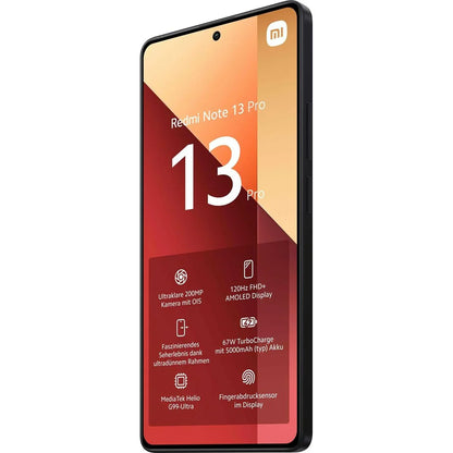Smartphone Xiaomi Redmi Note 13 Pro 6,67" 8 GB RAM 256 GB Nero - Yestore