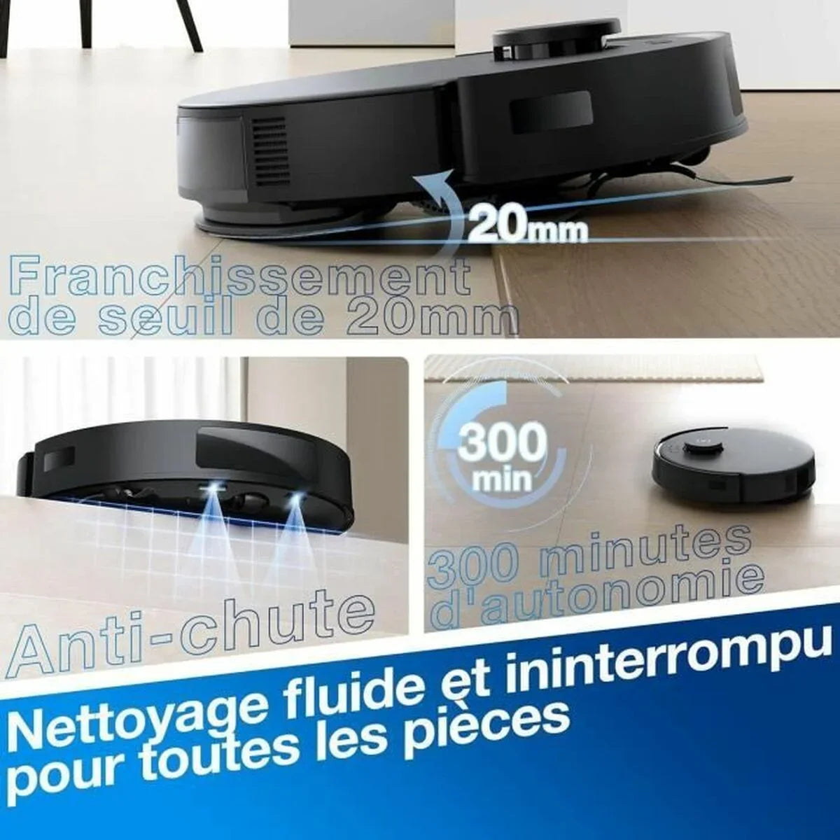 Robot Aspirapolvere ECOVACS Deebot N20 Pro PLUS - Yestore