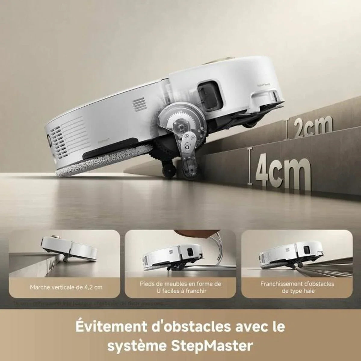 Robot Aspirapolvere Dreame 6400 mAh - Yestore