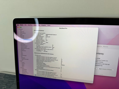 MacBook Pro 15" 2016 | i7 | 16GB RAM | 512GB SSD | AMD 455 | Grigio