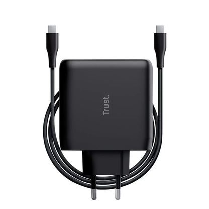 Caricabatterie da Parete + Cavo USB-C Trust 24818 Nero - Yestore