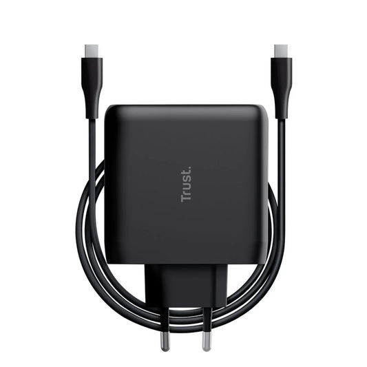 Caricabatterie da Parete + Cavo USB-C Trust 24818 Nero - Yestore