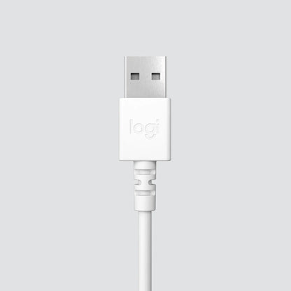 Headphones Logitech H390 White - Yestore