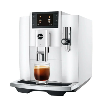 Caffettiera superautomatica Jura E8 Piano White (EC) Bianco 1450 W 15 bar 1,9 L - Yestore