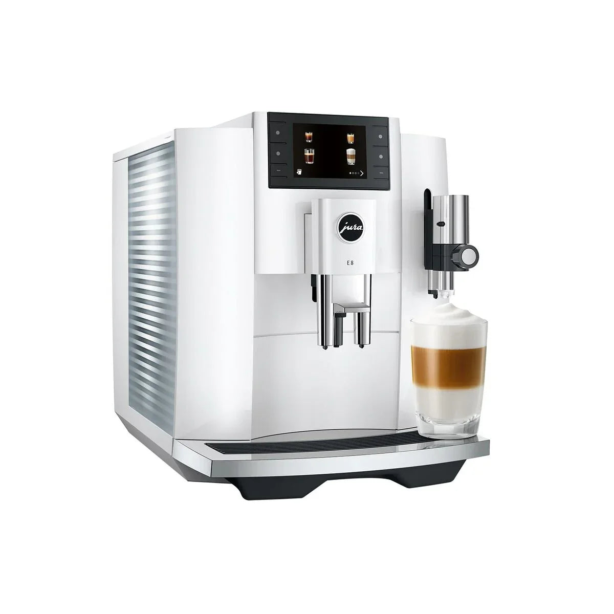 Caffettiera superautomatica Jura E8 Piano White (EC) Bianco 1450 W 15 bar 1,9 L - Yestore