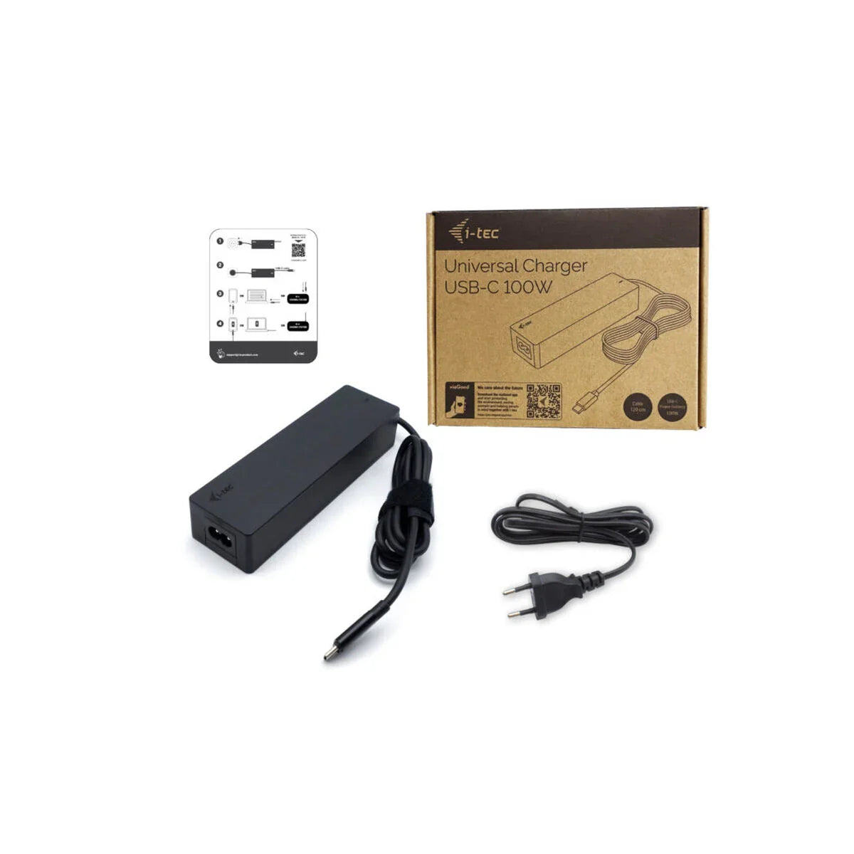Portable charger i-Tec CHARGER-C100W Black - Yestore