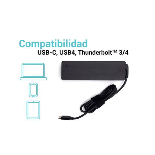 Portable charger i-Tec CHARGER-C100W Black - Yestore
