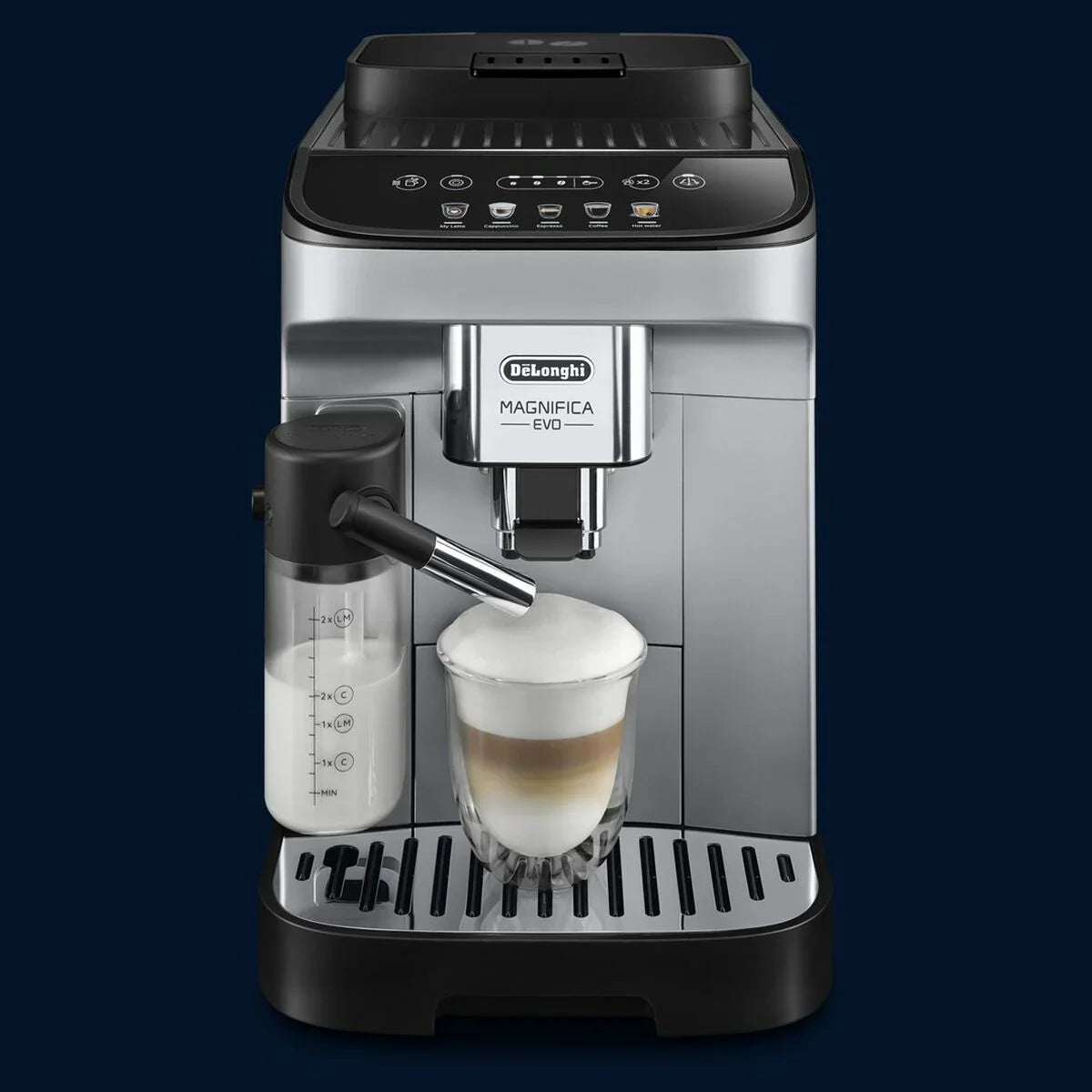 Caffettiera superautomatica DeLonghi DEL ECAM 290.61.SB Multicolore Argentato 1450 W 2 Tazze 1,8 L - Yestore