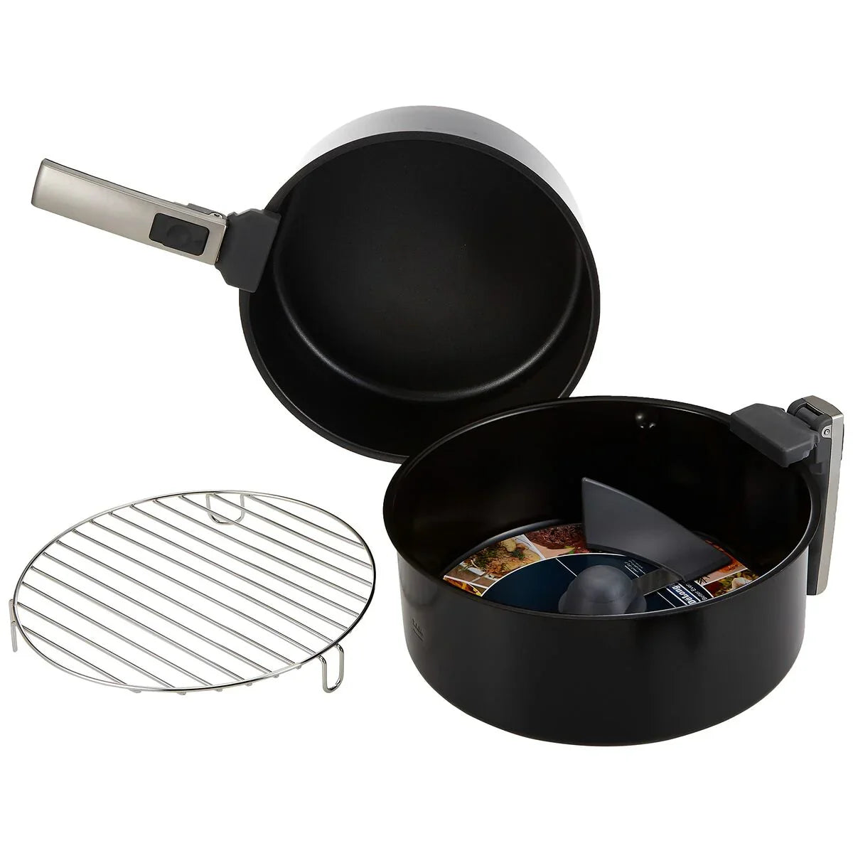 Friggitrice ad Aria DeLonghi FH1396/1 Bianco Nero 1400 W 4 L - Yestore